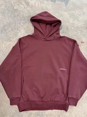 lululemon athletica Men's Maroon oversized Pullover Hoodie